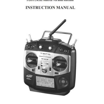 T6L Transmitter Printed Manual - FutabaUSA